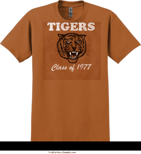 Class of 1977 TIGERS T-shirt Design SP2426