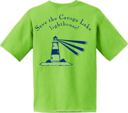 New Text Est. 2002 Lighthouse        Association Caroga  Lake  New   York lighthouse! Save the Caroga Lake  T-shirt Design lake
