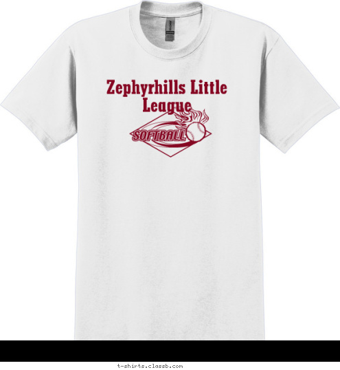 Zephyrhills Little League T-shirt Design 