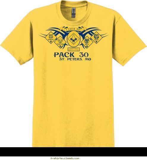 DO YOUR BEST St. Peters, MO PACK 30 T-shirt Design 