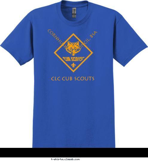 COUNCIL, BSA CLC Cub Scouts CORNHUSKER  T-shirt Design 