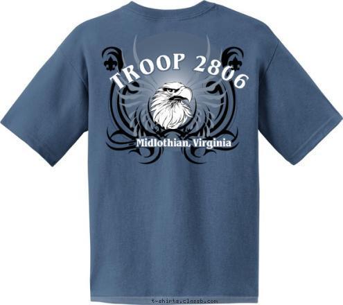 Training!! I Survived 
 Troop Leadership Troop
 73 Midlothian, Virginia SHAC  Soaring
  Eagle
 District TROOP 2806 Houston, Texas TROOP 1014 T-shirt Design 