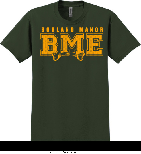 Borland Manor 2012 Funk Miesters BME T-shirt Design 