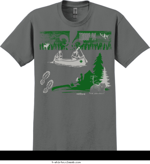 Troop 94 2012 Boundary Waters Canoe Trip Troop 94 T-shirt Design 