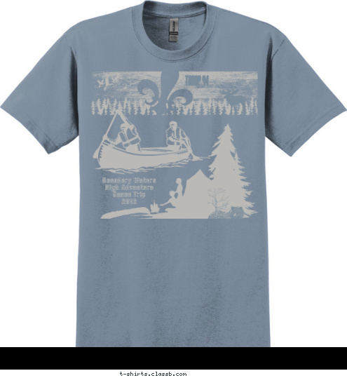 Troop 94 Boundary Waters
High Adventure
Canoe Trip
2012 T-shirt Design 