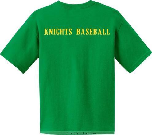 Knights baseball T-shirt Design 