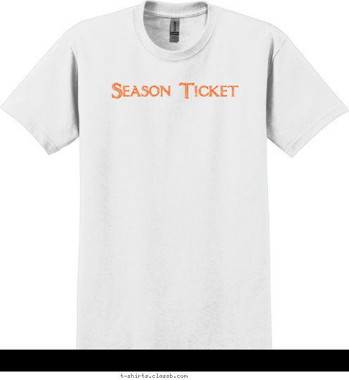 New Text New Text New Text Season Ticket T-shirt Design 