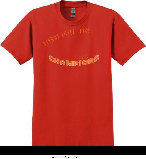 2012 LaCamas Little League T-shirt Design 