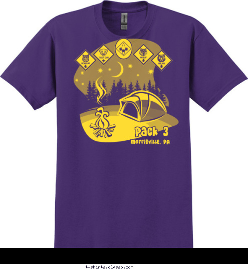 New Text Morrisville, PA Pack 3 T-shirt Design 