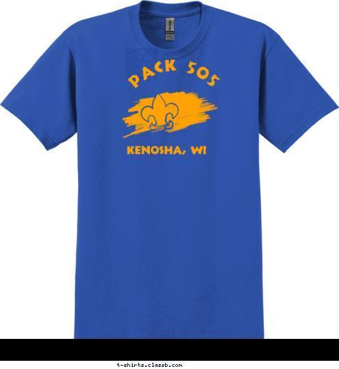 Pack 505 Kenosha, WI T-shirt Design 