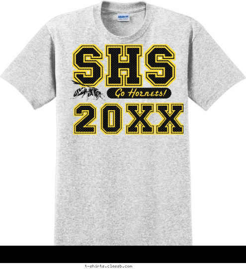 2011 SHS 2012 SHS Go Hornets! T-shirt Design SP116