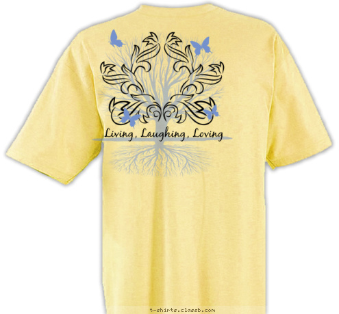 2012 Living, Laughing, Loving Miller Family Reunion T-shirt Design 