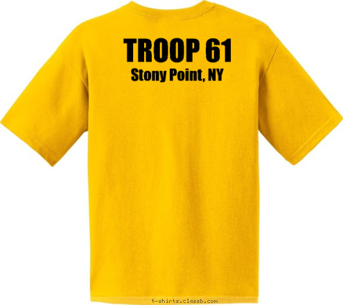 Party Rockers in the House! TROOP 61 Stony Point, NY TROOP 61 SUMMER CAMP 2012 GarryOwen! Camp Barton T-shirt Design 