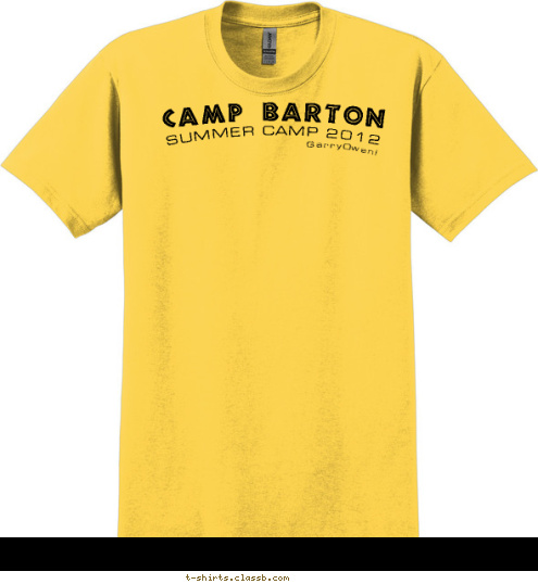 Party Rockers in the House! TROOP 61 Stony Point, NY TROOP 61 SUMMER CAMP 2012 GarryOwen! Camp Barton T-shirt Design 