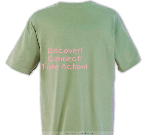 Discover!
Connect!
Take Action! Sembach, Germany USA Girl Scouts Overseas T-shirt Design 