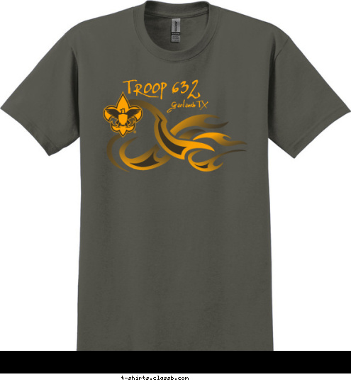 TROOP 632 Garland, TX T-shirt Design 