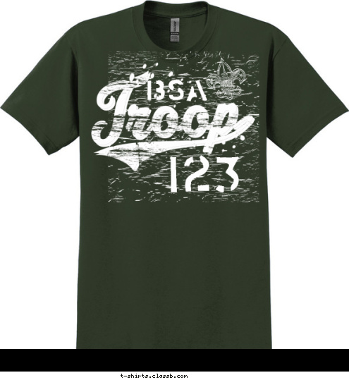 123 BSA T-shirt Design 