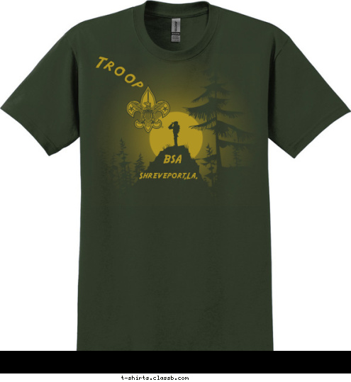  Shreveport,La.
 BSA Troop 97 T-shirt Design 