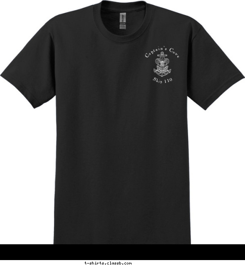 Captain's Cove Fearless Sea Scout Ship 110 Ship 110 T-shirt Design 