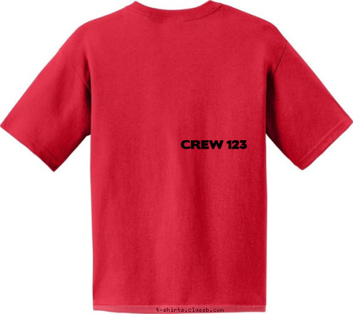 CREW 123 ANYTOWN, USA T-shirt Design 