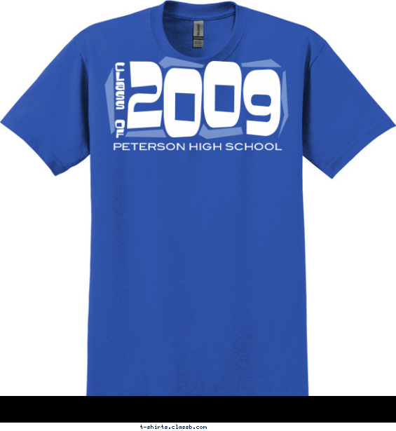 Block Year T-shirt Design