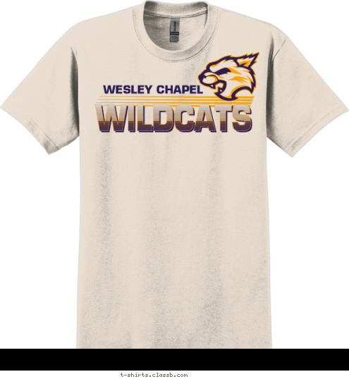 WILDCATS WESLEY CHAPEL T-shirt Design SP129