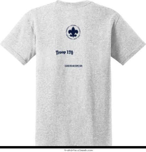 
Little Rock AFB, AR Troop 170 T-shirt Design 