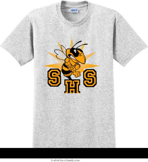 S H S H SANDERS HIGH SCHOOL H S S T-shirt Design SP132