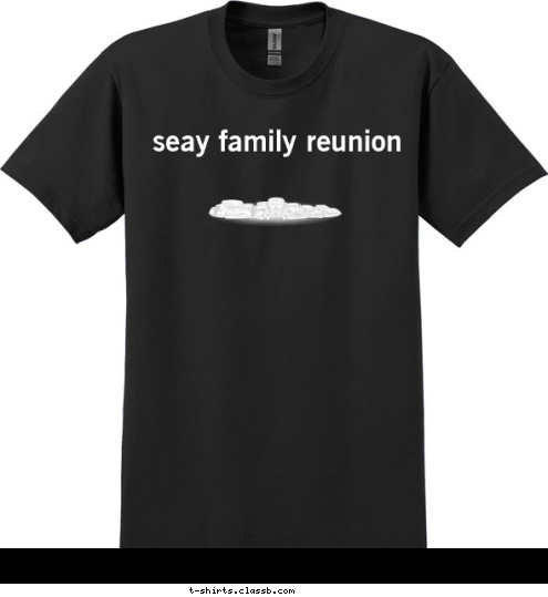 New Text seay family reunion T-shirt Design 