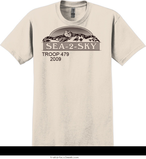 TROOP 479
2009 SEA-2-SKY T-shirt Design 