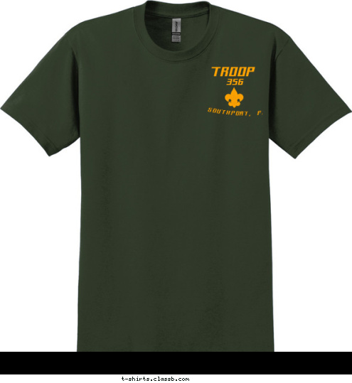 American Legion Post 356 TROOP 356 SOUTHPORT, FL T-shirt Design 