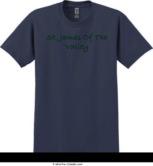 SJOV ROCKS!! St. James Of The Valley T-shirt Design 