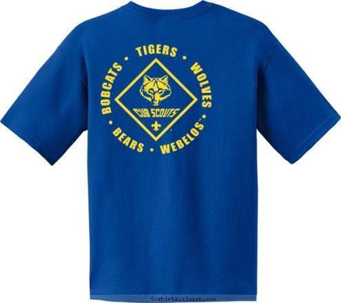 The Pack Helps The Cub Scout Grow Do Your Best Pack # 53
Kingman, Arizona DEN LEADER  T-shirt Design 