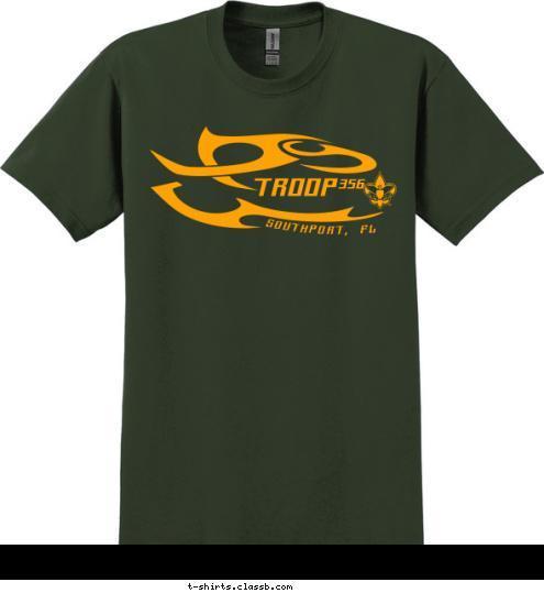 TROOP 356 Southport, FL T-shirt Design 