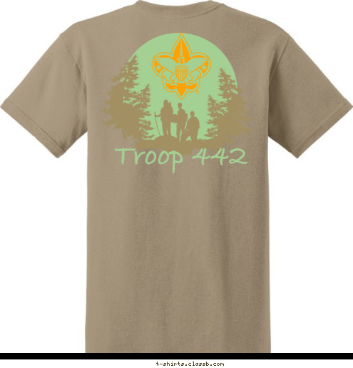 Troop 442 Tinley Park, IL Troop 442 T-shirt Design 