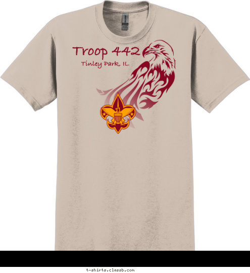 Tinley Park, IL Troop 442 T-shirt Design