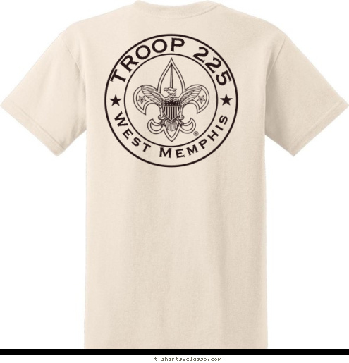 West Memphis TROOP 225 West Memphis TROOP 225 T-shirt Design 