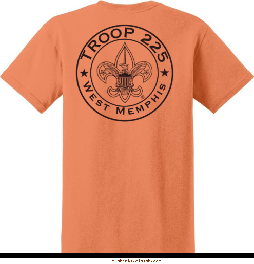 West Memphis TROOP 225 West Memphis TROOP 225 T-shirt Design 