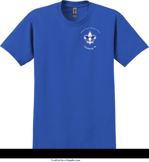 Lynchburg, VA TROOP 29  Peakland United Methodist Church   BLUE RIDGE MOUNTAINS COUNCIL  est. 1959 Lynchburg, VA T-shirt Design 