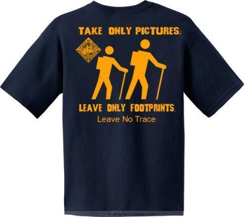 Leave No Trace McMinnville, TN PACK 172 pictures; Leave only footprints. Take only T-shirt Design 