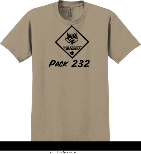 The JURASIC Pack Orange Park, FL Pack 232 T-shirt Design 