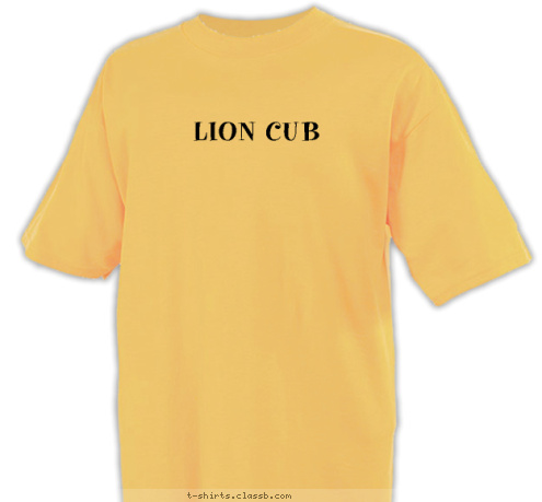 LION CUB T-shirt Design 