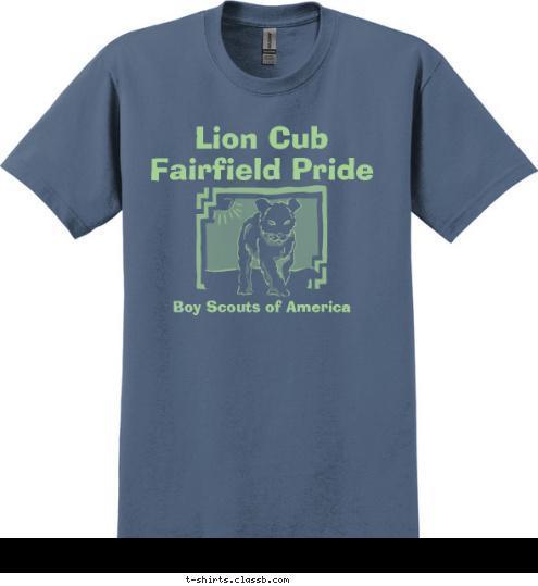 New Text New Text Boy Scouts of America Lion Cub
Fairfield Pride T-shirt Design 