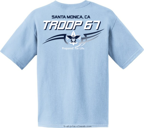 SANTA MONICA, CA TROOP 67 SANTA MONICA, CA TROOP 67 T-shirt Design Winter Shirt