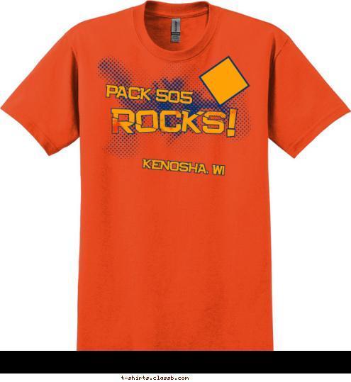 PACK 505 KENOSHA, WI T-shirt Design 