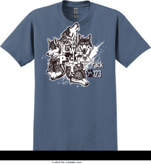 Pack
123 T-shirt Design 