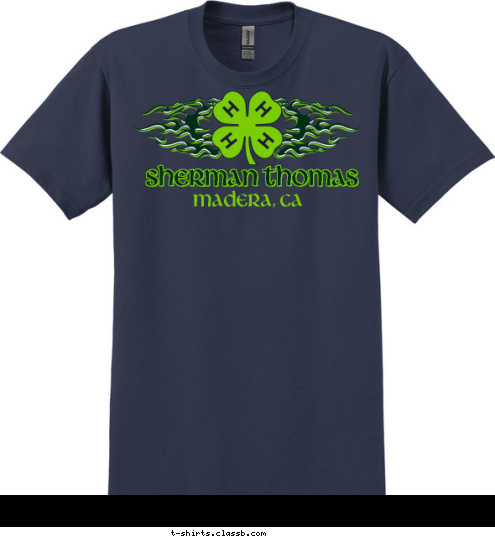 madera, CA
 SHerman Thomas T-shirt Design 