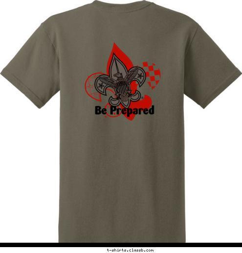 New Text New Text Troop 136
Jacksonville Be Prepared T-shirt Design 