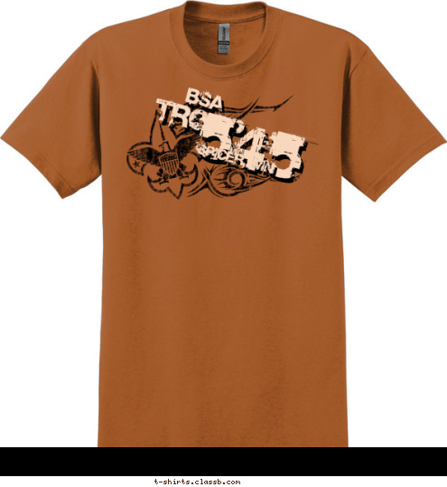 SPICER, MN 545 TROOP BSA T-shirt Design 