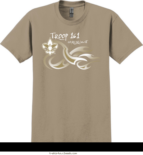 TROOP 161 COALVILLE, UT T-shirt Design 